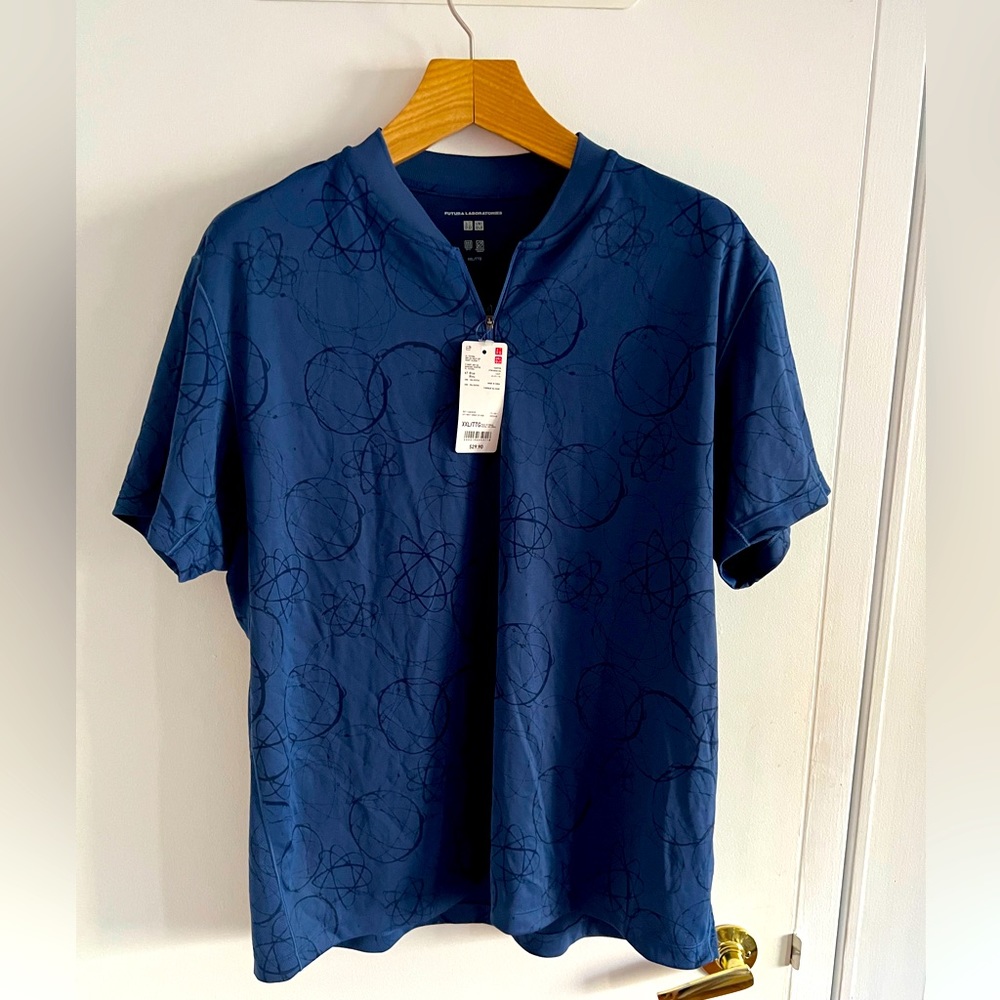 NWT mens Uniqlo Futura Industries athletic polo size XXL